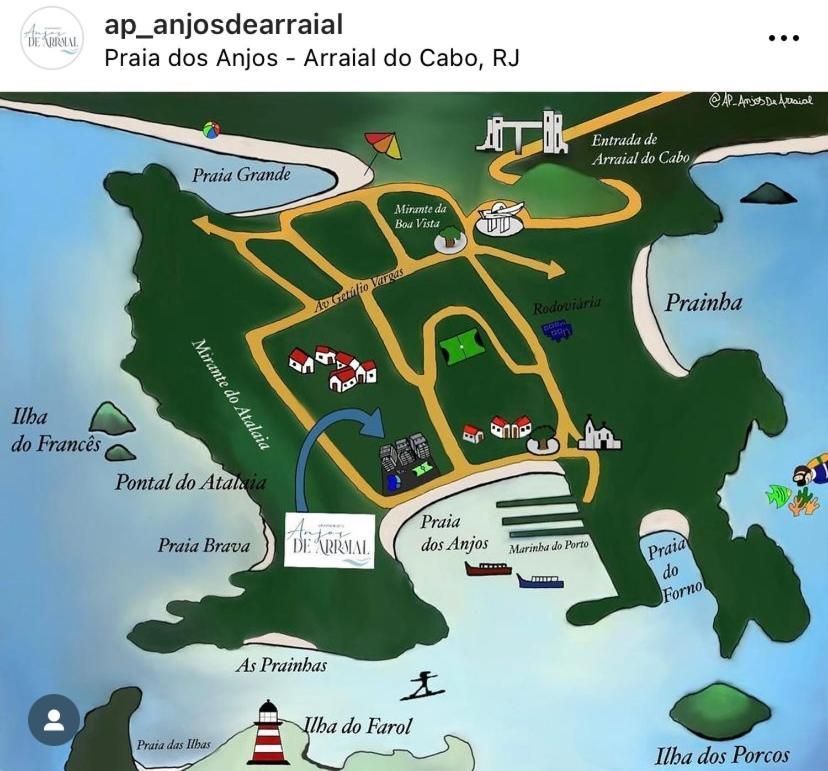 Ap Anjos De Arraial - Residencial De Frente Para A Praia Dos Anjos - Arraial Do Cabo Buitenkant foto
